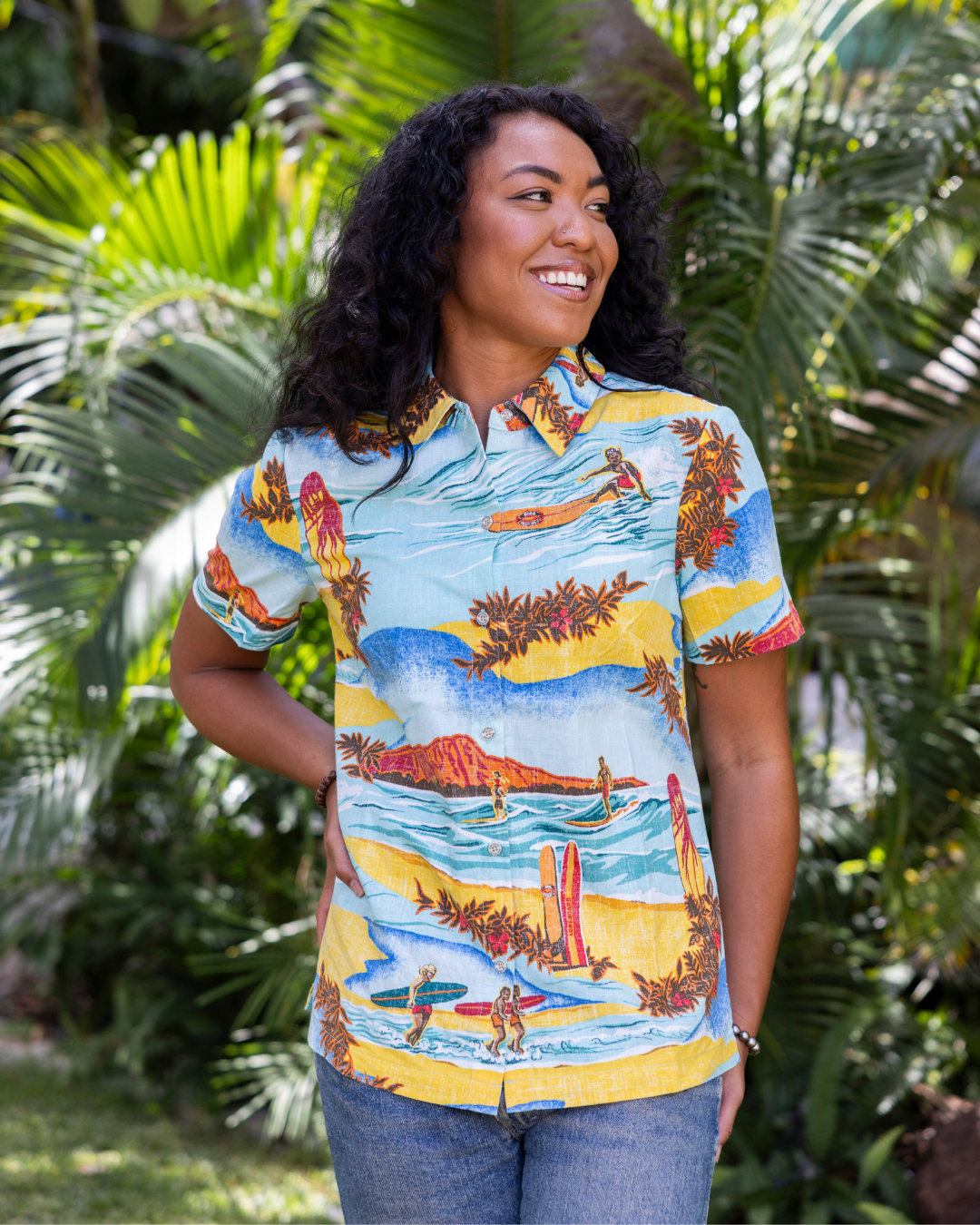 KBH x Reyn Spooner Women's Aloha Abby Top